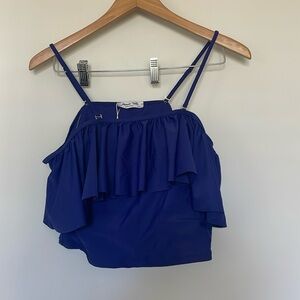 Marina Vida Ruffle Bikini Tankini Top Sz 2XL NWT